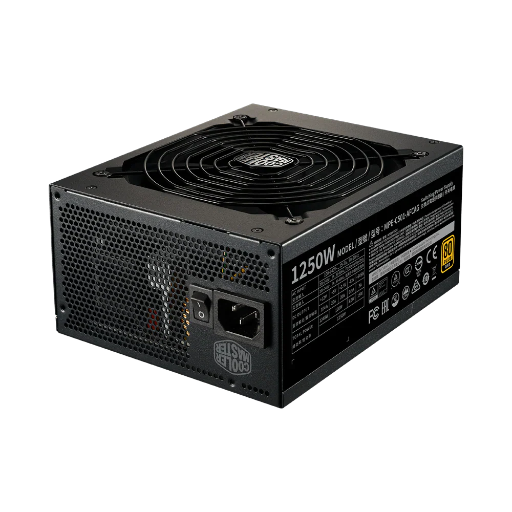 Cooler Master Mwe 1250W V2 80 Plus Gold Fully Modular - Black