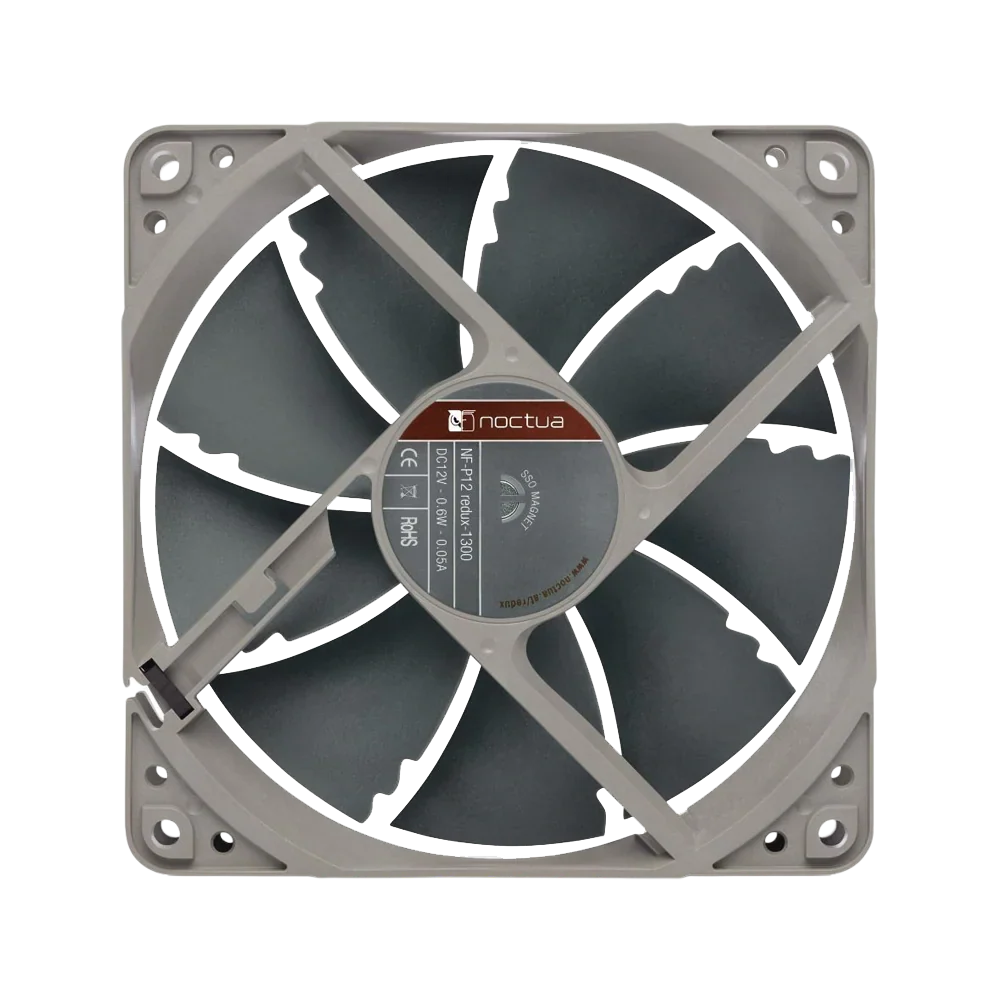 Noctua Nf-P14S Redux-1500 Pwm 140Mm High Performance Fan Grey