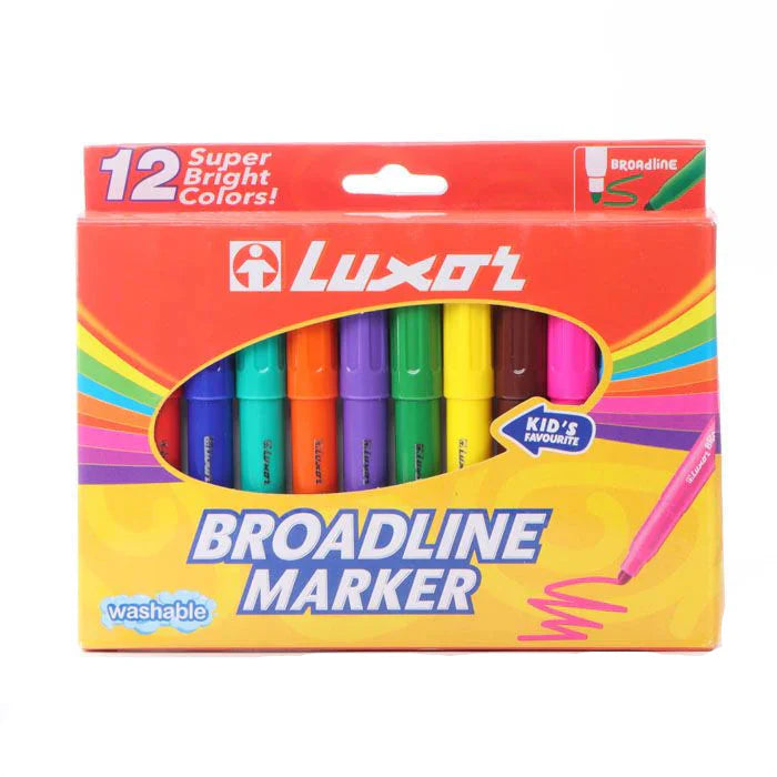 Luxor - Broadline Marker Set (Pack Of 12)