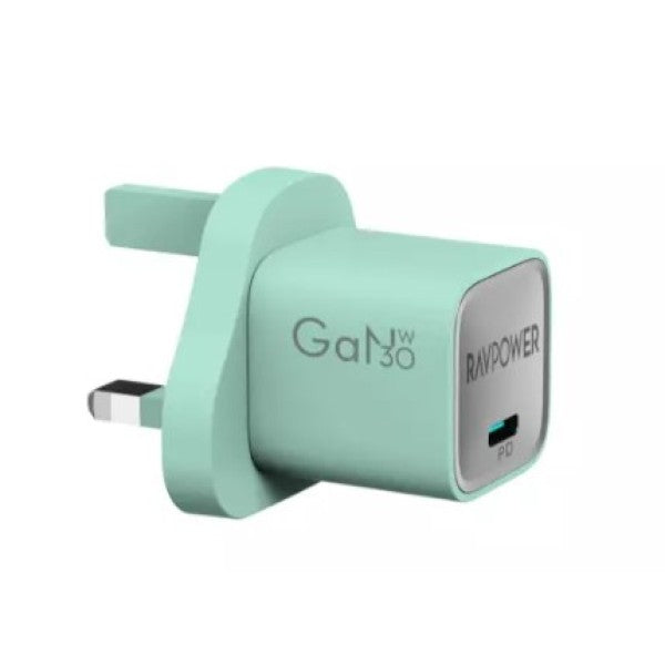 Ravpower Rp-Pc1056 Mini Pd30W  Gan Type C Charger Green