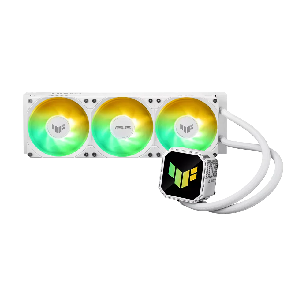 Asus Tuf Gaming Iii 360 Argb Lcd Liquid Cooler - White