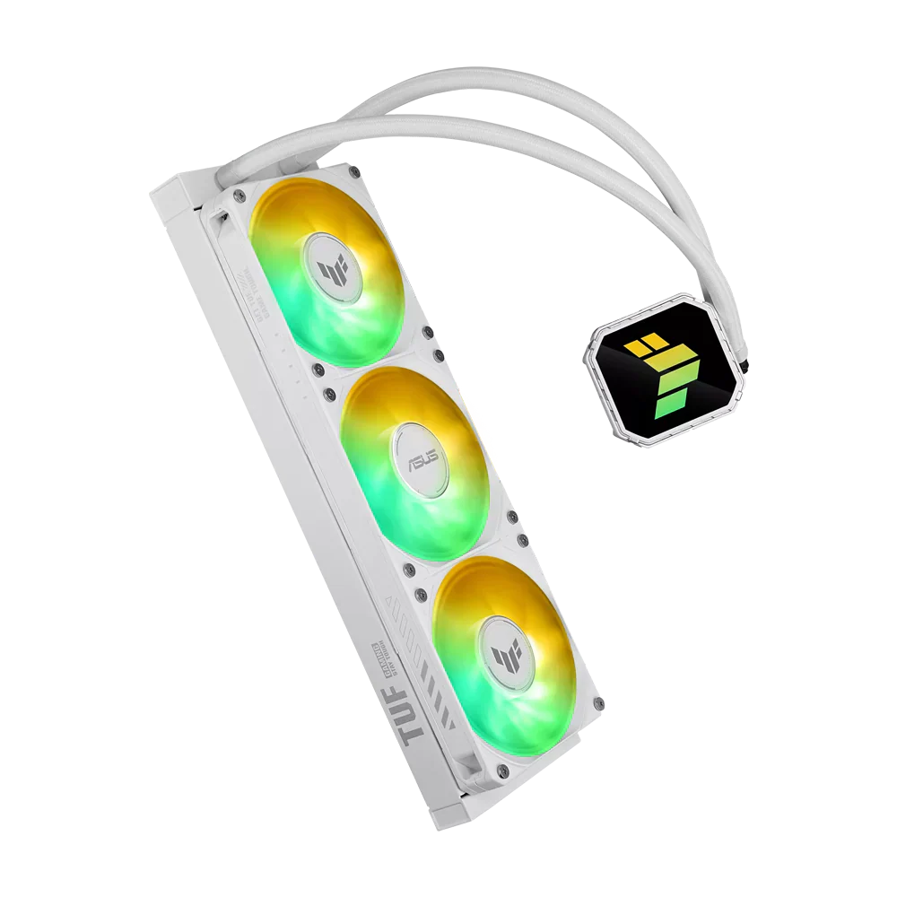 Asus Tuf Gaming Iii 360 Argb Lcd Liquid Cooler - White