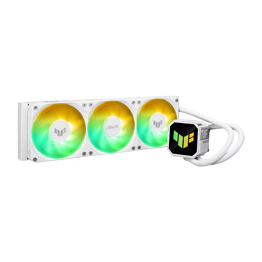 Asus Tuf Gaming Iii 360 Argb Lcd Liquid Cooler - White