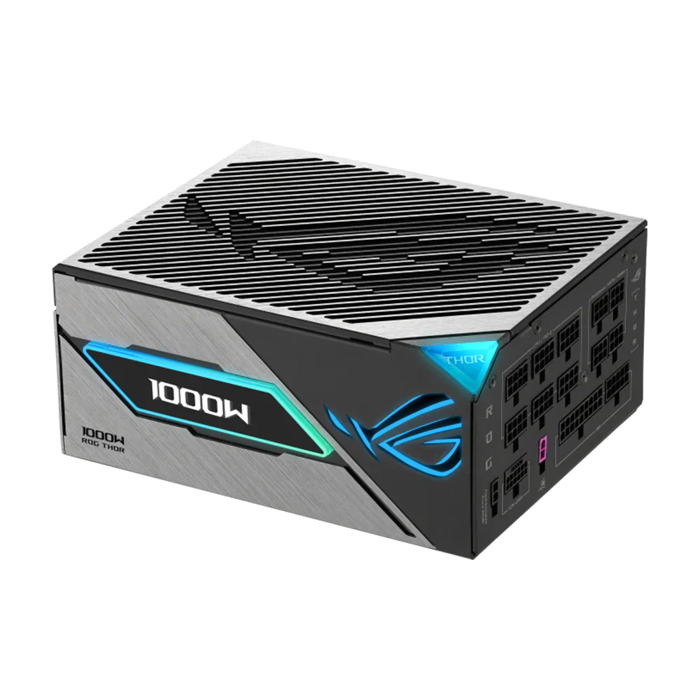 Asus Rog Thor 1000W Platinum Iii 80 Plus Platinum Atx 3.1 Pcie Gen 5 Power Supply - Black
