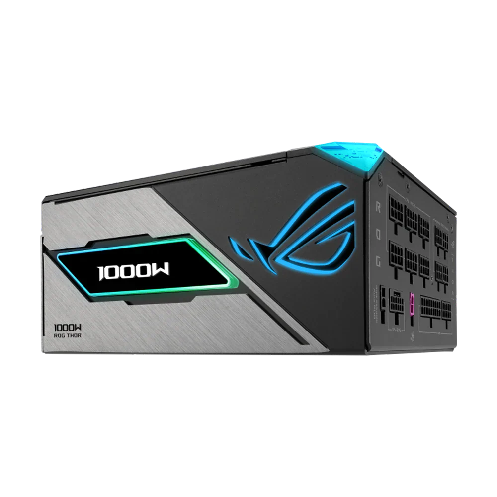 Asus Rog Thor 1000W Platinum Iii 80 Plus Platinum Atx 3.1 Pcie Gen 5 Power Supply - Black