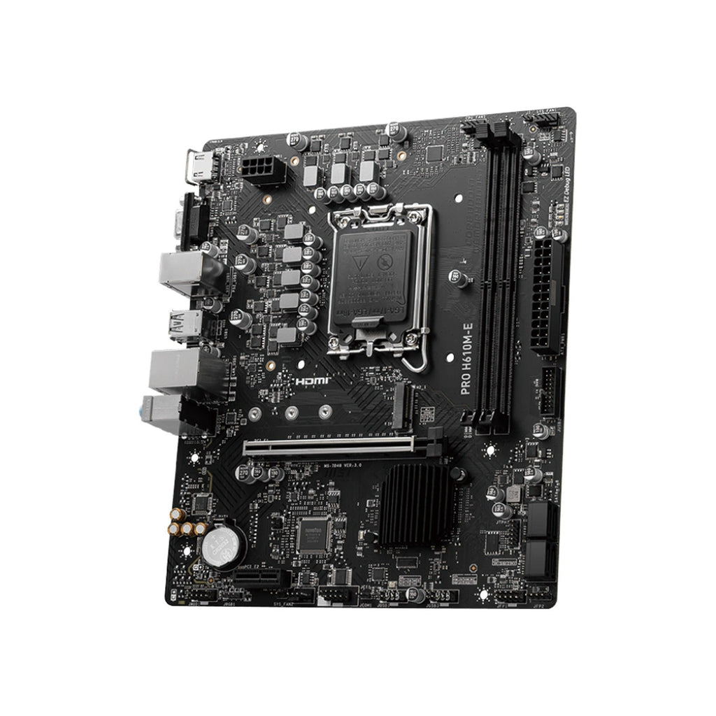 Msi Pro H610M-E Ddr5 Motherboard Black