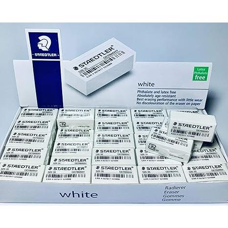 Staedtler Medium Eraser Packet 30 Pieces