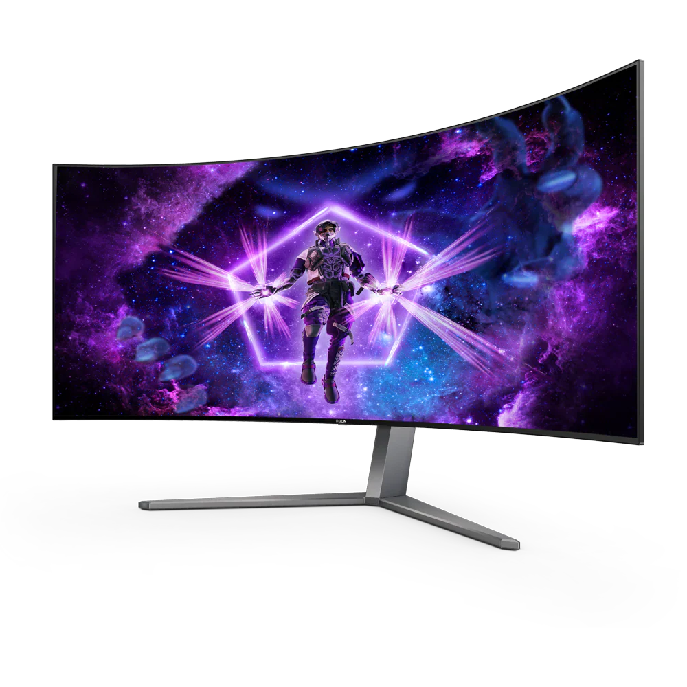 Aoc Agon Pro Ag456Uczd 45 Inch 240Hz Wqhd Hdmi 2.0 0.03M Oled Curved Gaming Monitor Black