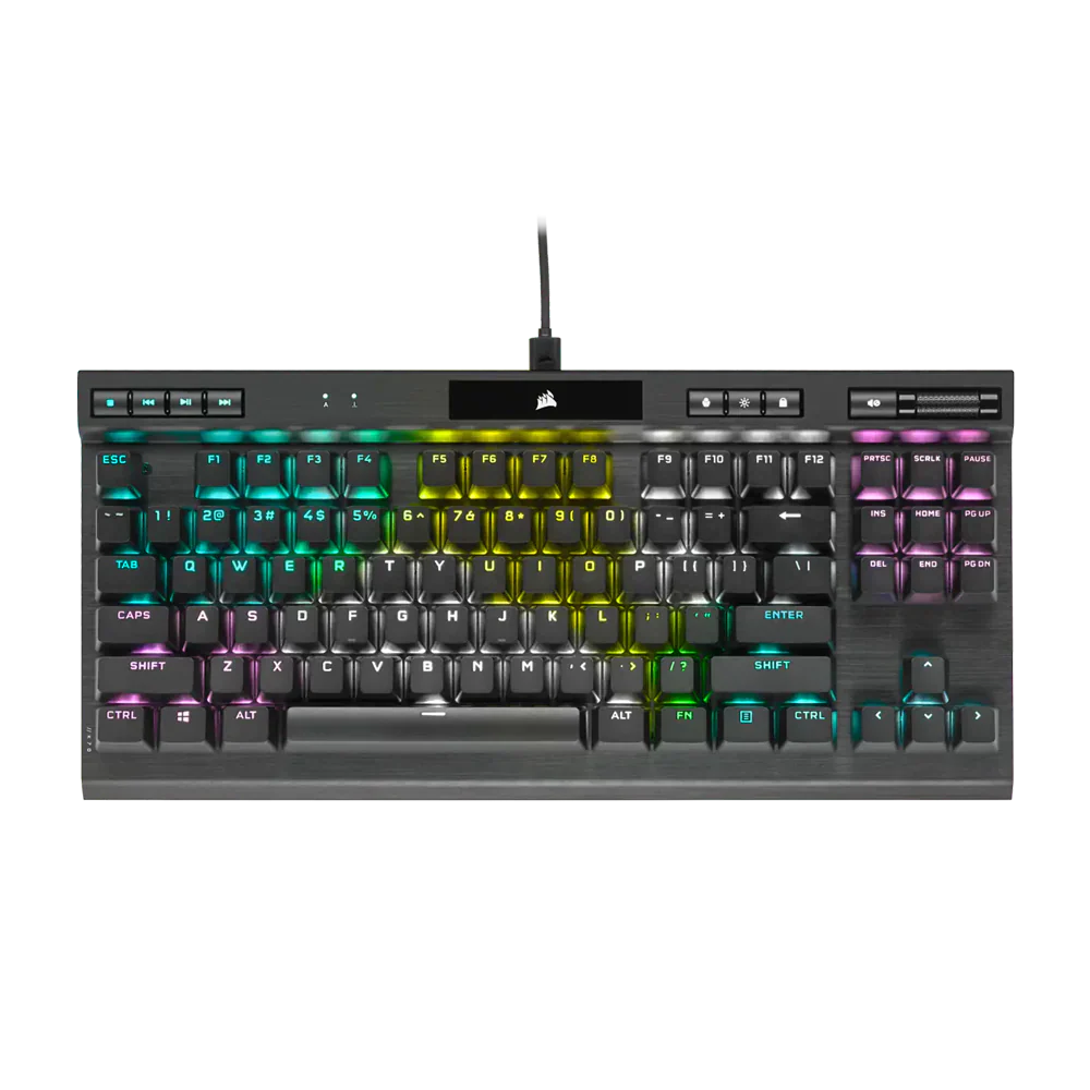 Corsair K70 Rgb Wired Tkl Champion Series Mechanical Gaming Keyboard Black