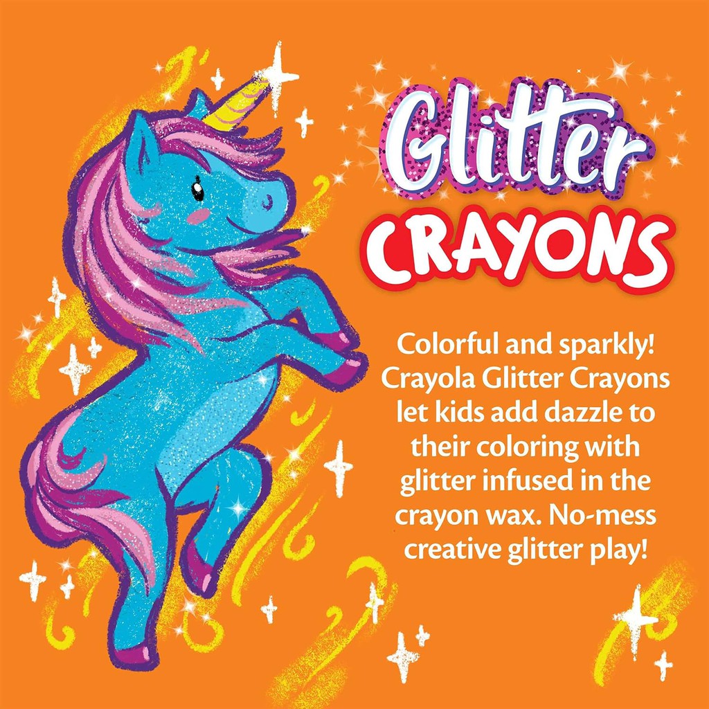 Crayola 96 ct. Special Effects Crayons Neon, Metallic, Pearlescent & Glitter Crayons,