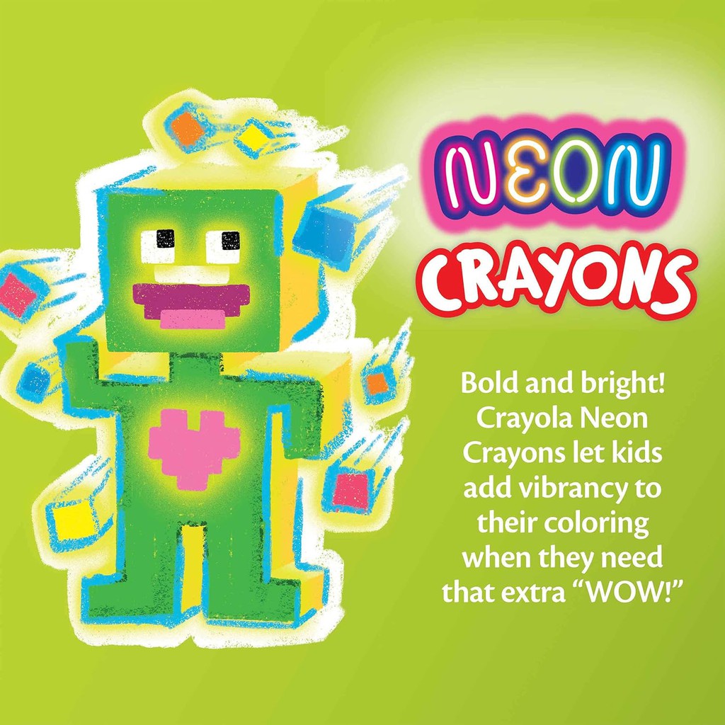 Crayola 96 ct. Special Effects Crayons Neon, Metallic, Pearlescent & Glitter Crayons,