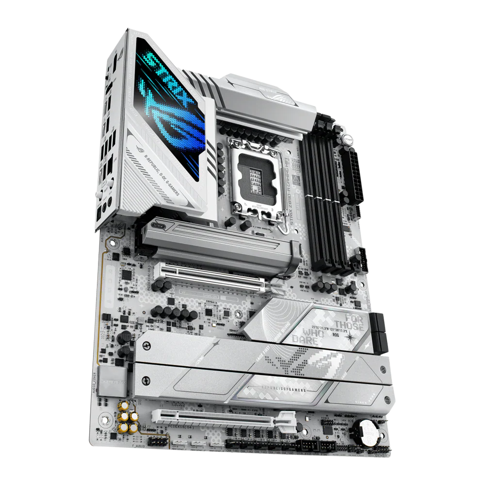 Asus Rog Strix Z890-A Gaming Wifi-7 Ddr5 Motherboard White