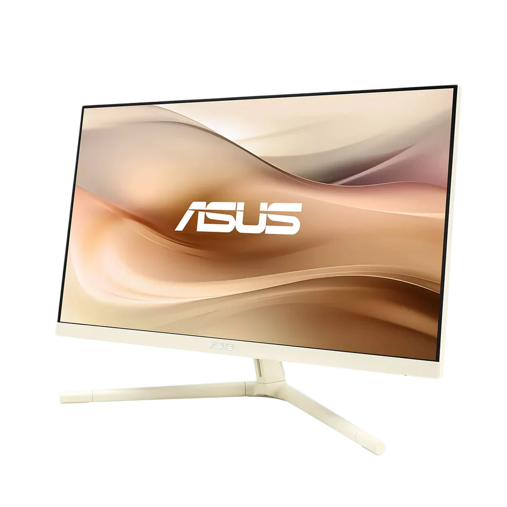 Asus Vu249Cfe 24 Inch 100Hz Fhd Ips Eye Care Gaming Monitor Oat Milk Color
