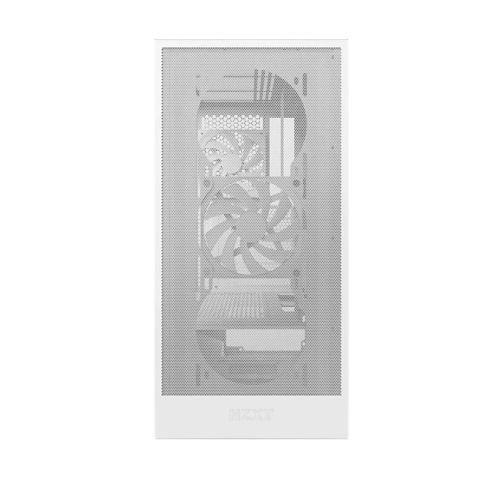 Nzxt H5 Flow (2024) Compact Mid-Tower Atx Case - White