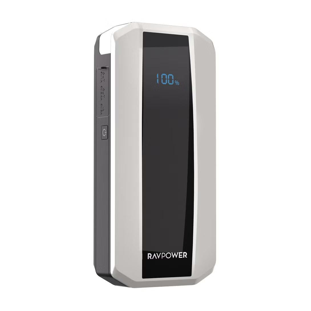 RAVPower 11000mAh (40.7Wh) Jump Starter white with black