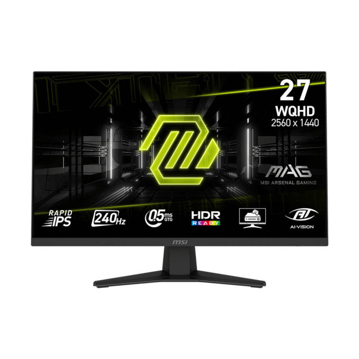 Msi Mag 274Qf X24 27 Inch 240Hz Wqhd Hdmi 0.5Ms Ips Gaming Monitor Black