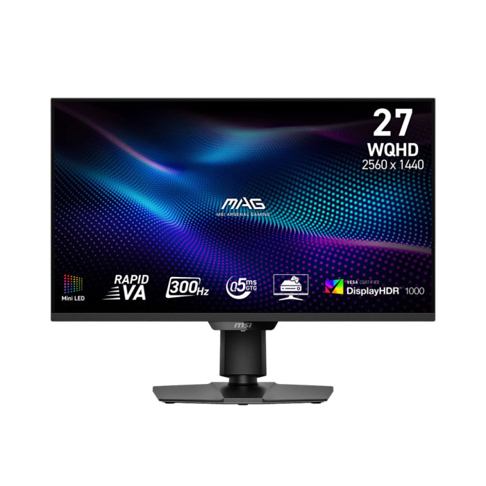 Mag 274Qpf X30Mv 27 Inch 300Hz Wqhd Hdmi 2.1 0.5Ms Gaming Monitor Black