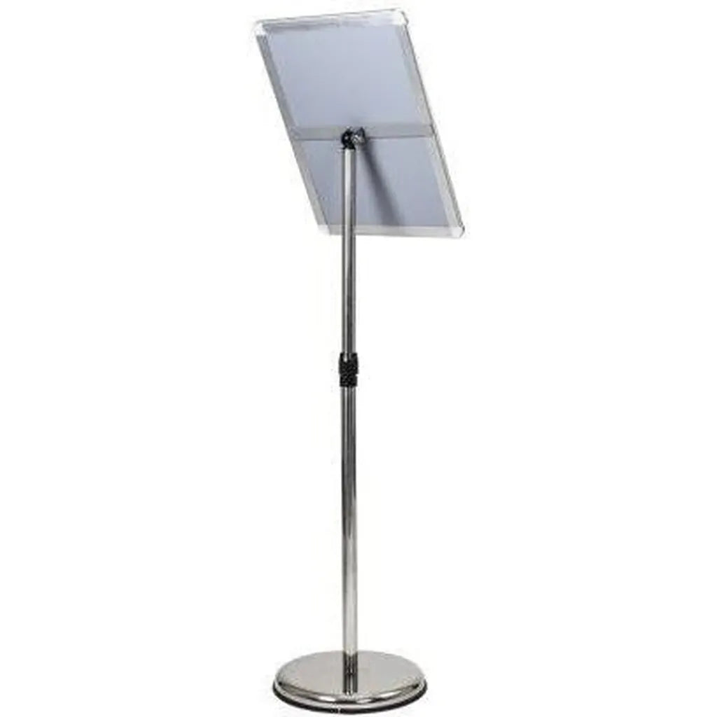 A3 Display Stand Silver U Shaped