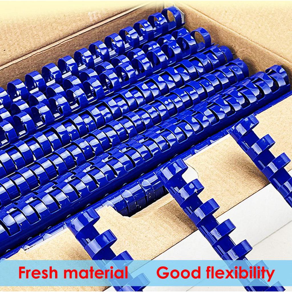 A4 30Cm 6 mm Flexible Plastic Binding Ring For Notebook