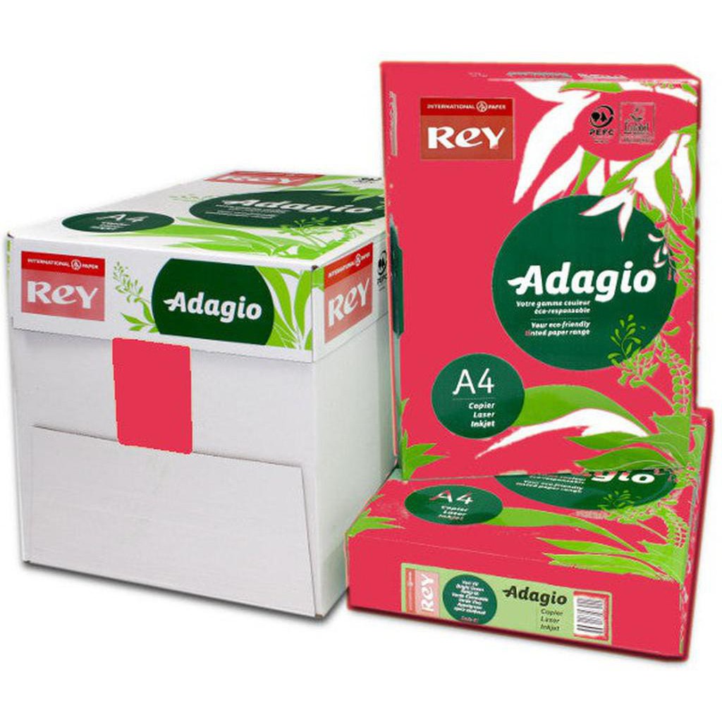 A4 80Gsm Adagio Red Paper
