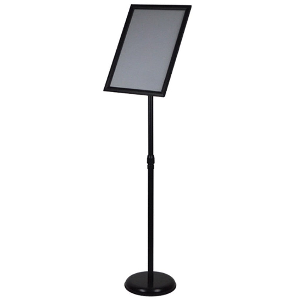 A4 Adjustable Steel Poster Stand - Black