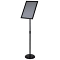 A4 Adjustable Steel Poster Stand - Black