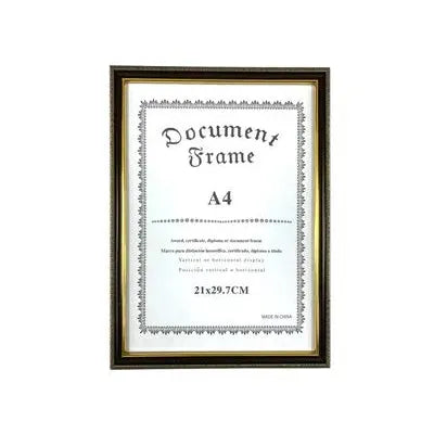 A4 Black Document Frames Holder Wall Display