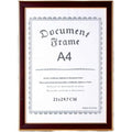 A4 Brown Document Frames Holder Wall Display