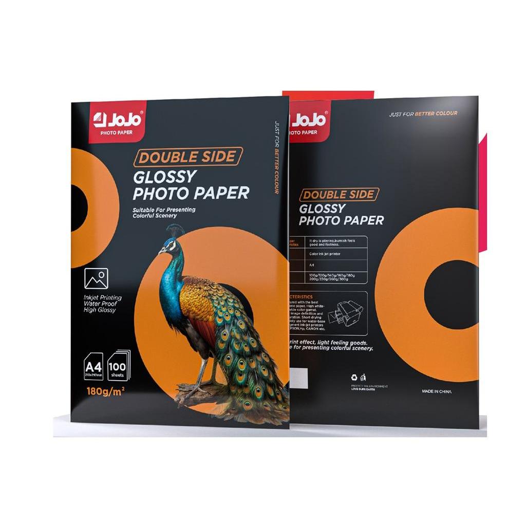 A4 DOUBLE SIDE PHOTO PAPER (180G X 100SHEETS ) JA-1035