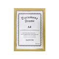 A4 Golden Document Frames Holder Wall Display
