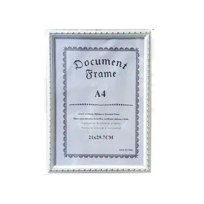 A4 Silver Document Frames Holder Wall Display