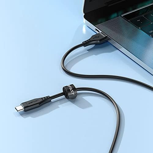 ACEFAST C3-03 TPE Charging Data Cable - USB-C / 1.2 Meter / Black