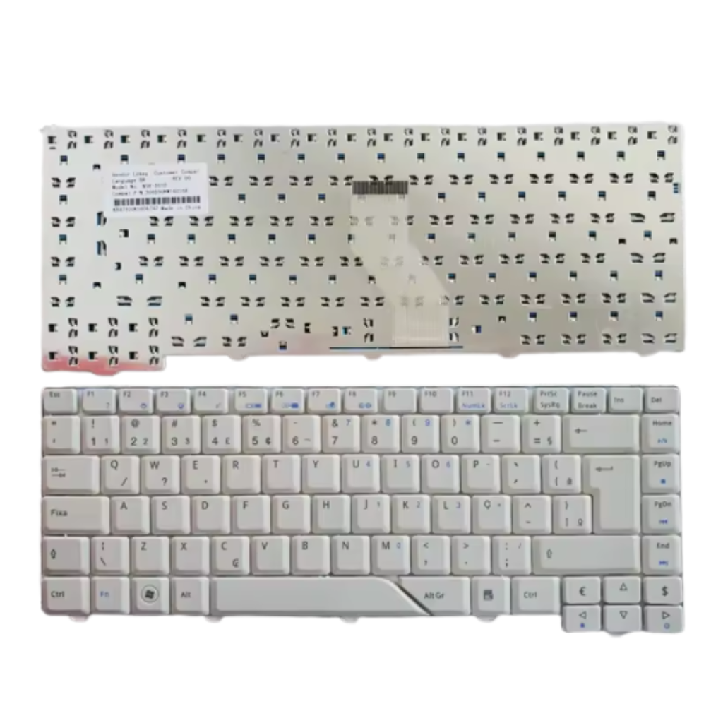 ACER Aspire White Keyboard – Fits 4710 / 4730 / 5530 / 5930 / 4210 Series
