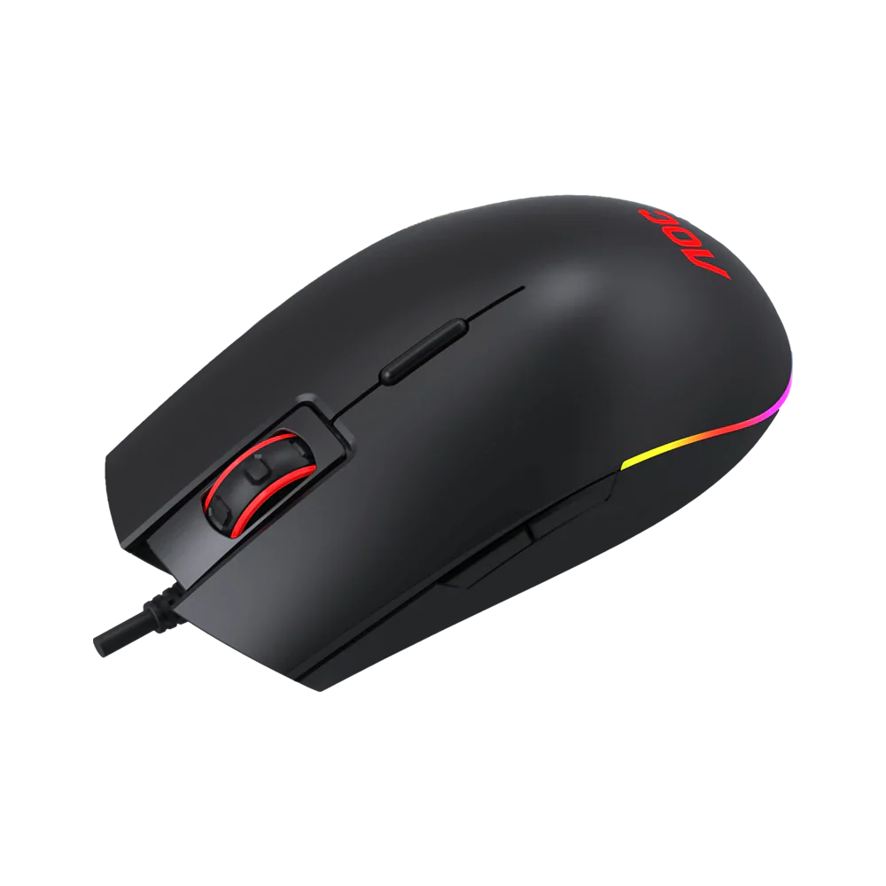 AOC GM500 RGB Wired Gaming Mouse - Black