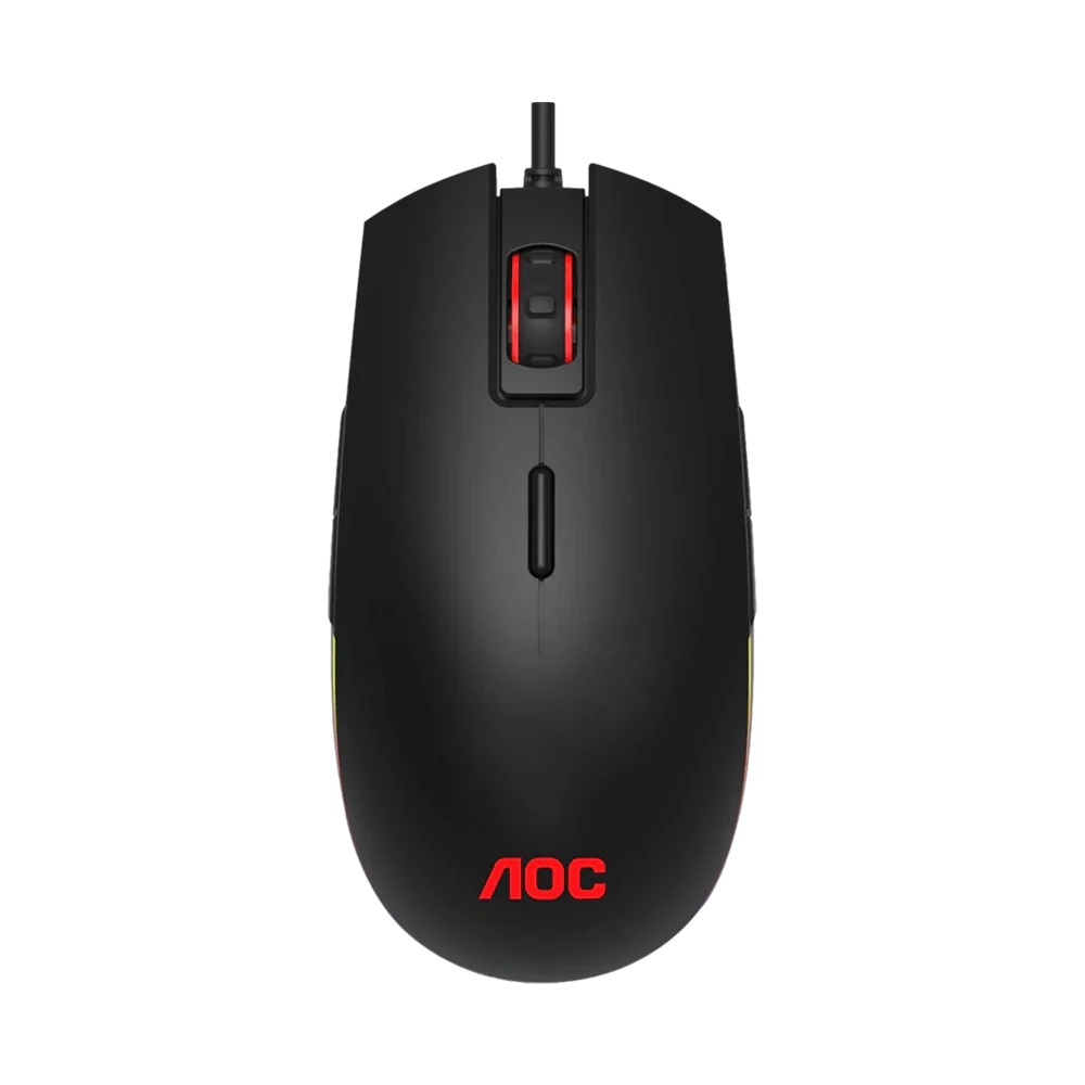 AOC GM500 RGB Wired Gaming Mouse - Black