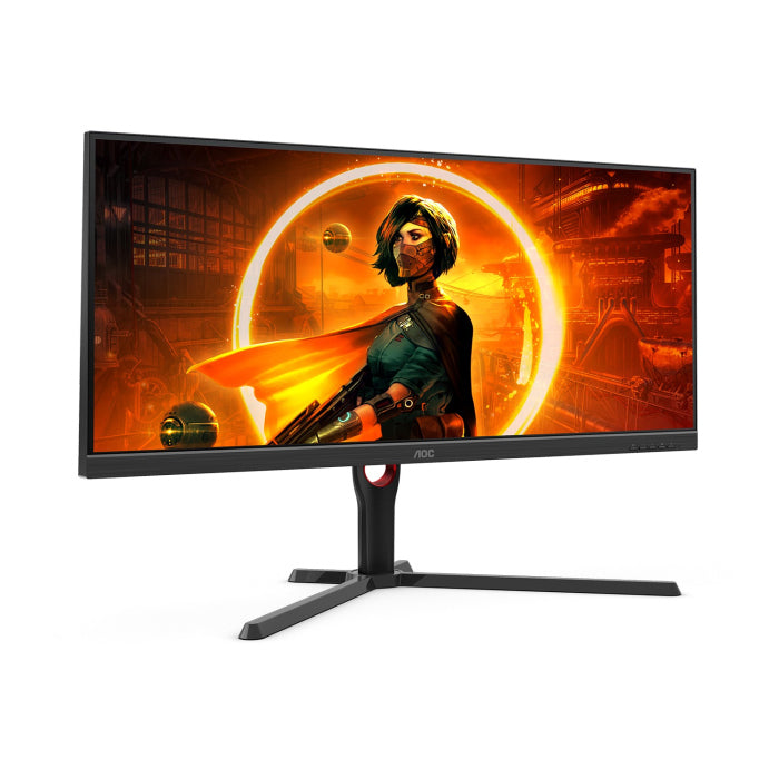 AOC U34G3XM/89 34-inch VA 2K WQHD 144Hz 1ms HDMI 2.0 Gaming Monitor - Black