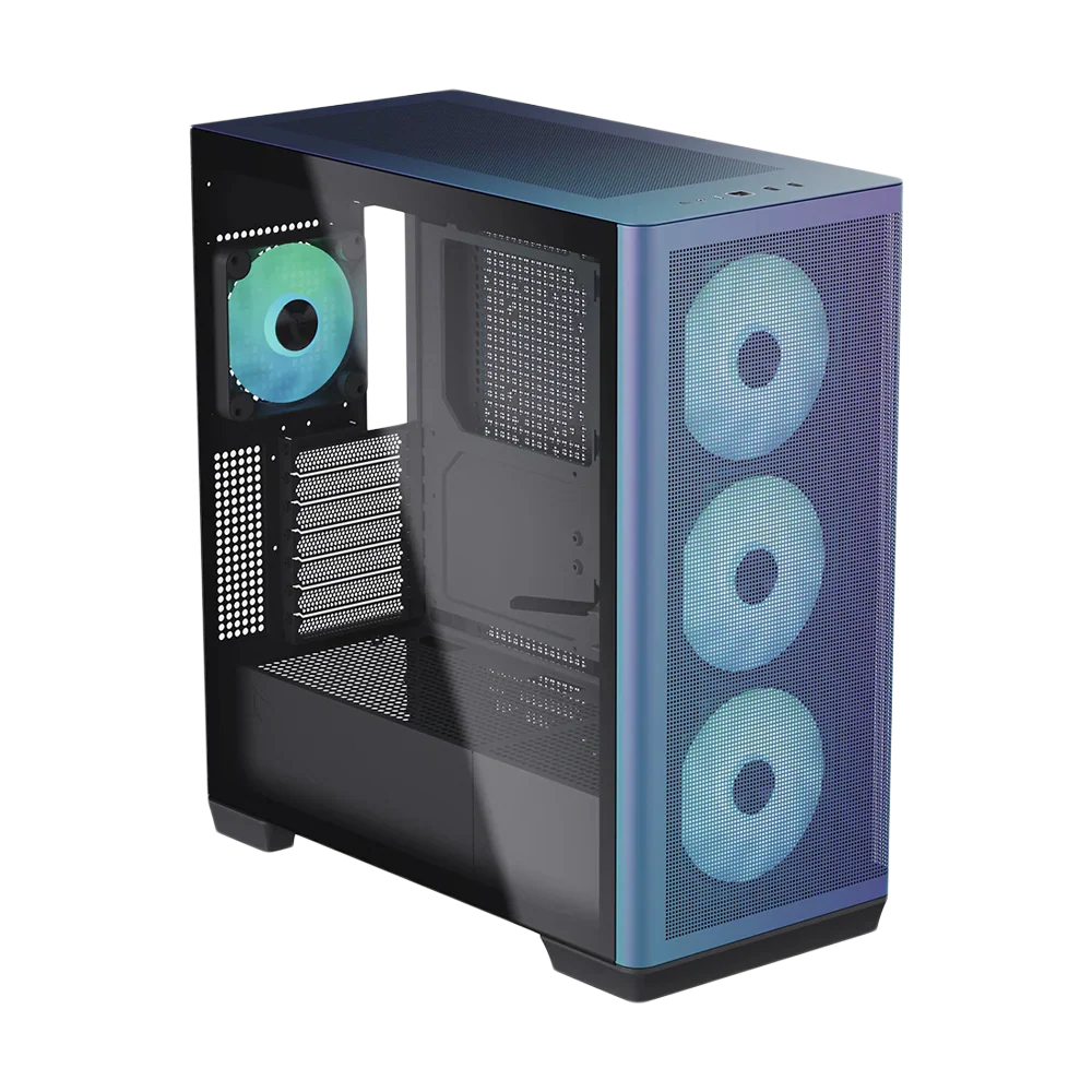 APNX C1-R ARGB Fan x 4 Mid Tower Case - Chroma Flair