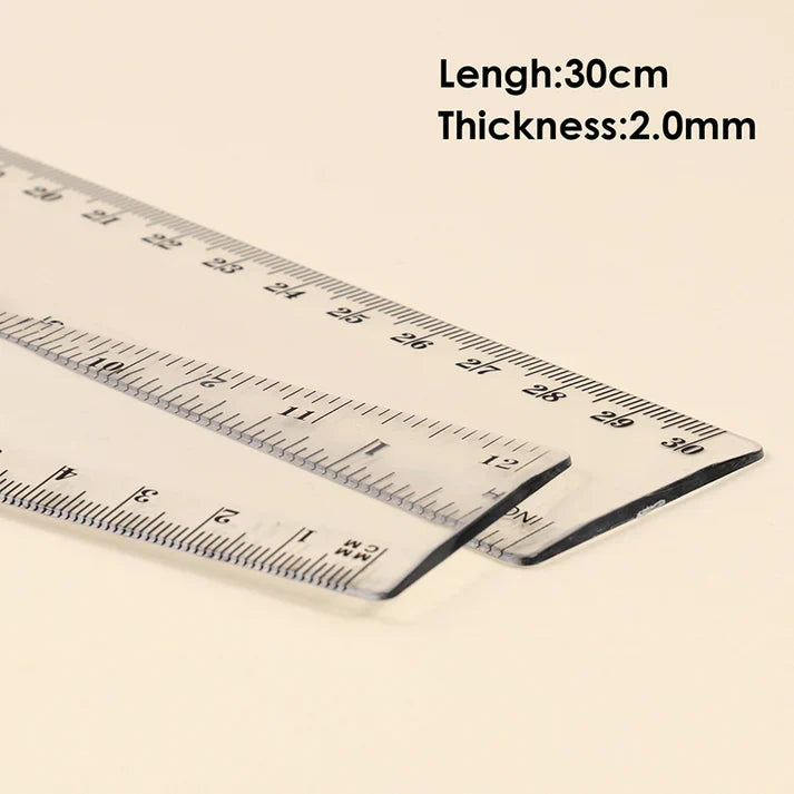 Foska 30Cm Plastic Ruler As0430