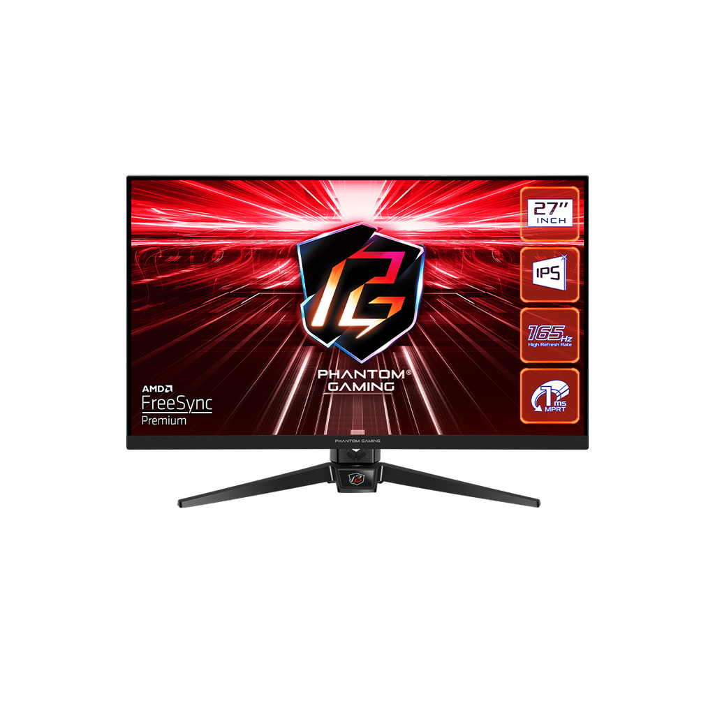 ASRock Phantom - PG27FF1A - 27 Inch - FHD - 165Hz - Flat IPS - Gaming Monitor