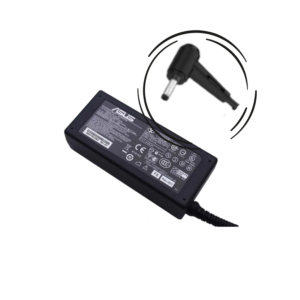 ASUS Laptop Charger with Power Cable – 19.5V 3.42A (4.0×1.35)