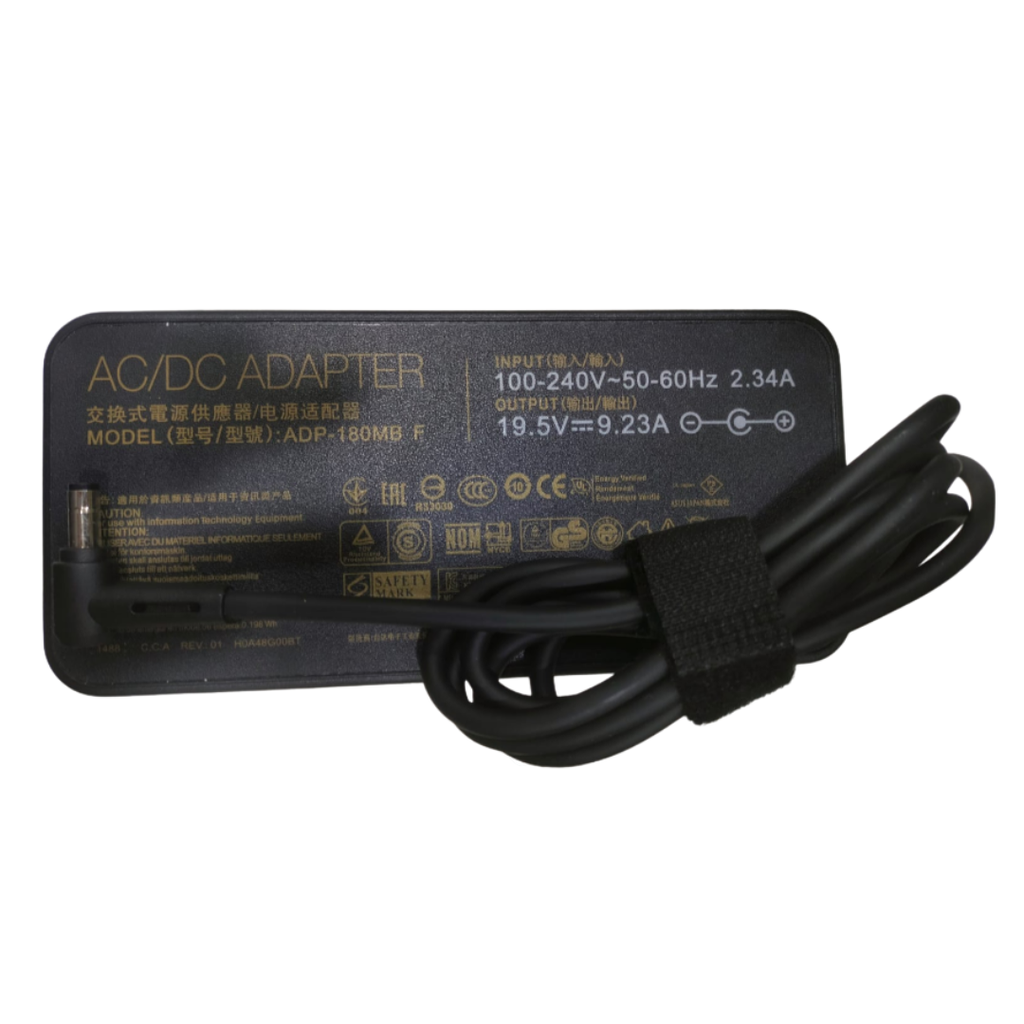 ASUS Laptop Charger with Power Cable – 19.5V 9.23A 180W (5.5×2.5)
