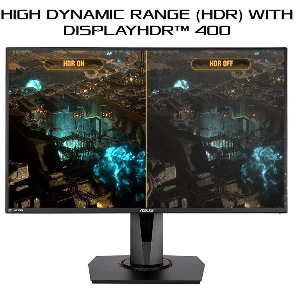 ASUS 27″ TUF Gaming VG279QM 280Hz 1ms Fast IPS FHD HDR400 Speaker Rotatable Adjustable Gaming Monitor