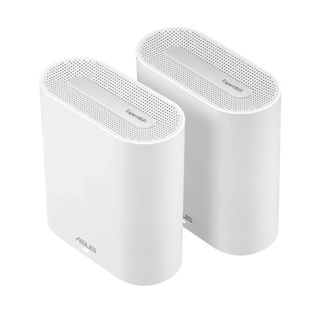 ASUS EXPERTWIFI EBM68 AX7800 Tri-Band WiFi 6 Mesh WiFi System 2 Pack - White