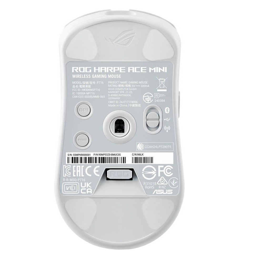 ASUS P716 ROG Harpe Ace Mini Wireless Gaming Mouse, White – 42000dpi