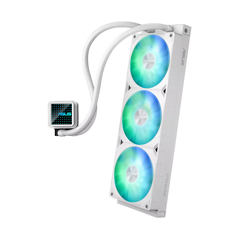 ASUS PRIME 360 ARGB AIO Liquid CPU Cooler - White