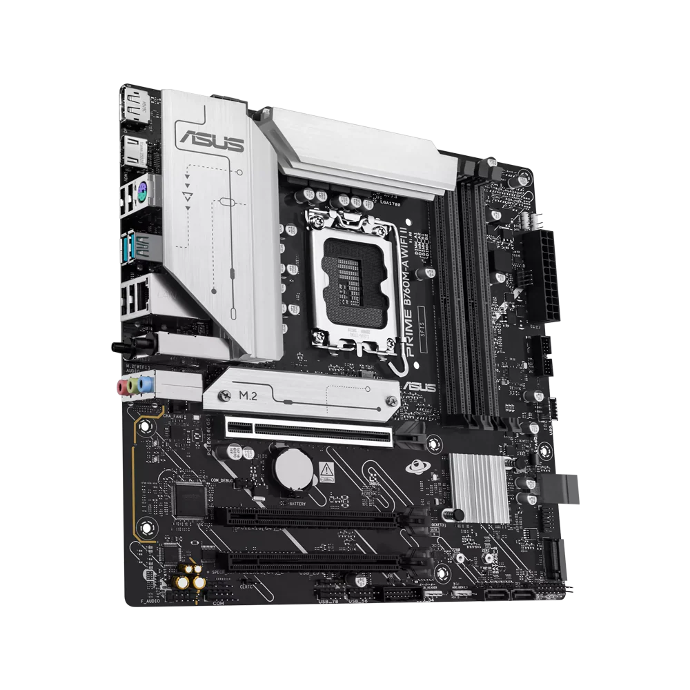 ASUS PRIME B760M-A WIFI II DDR5 Motherboard - Black