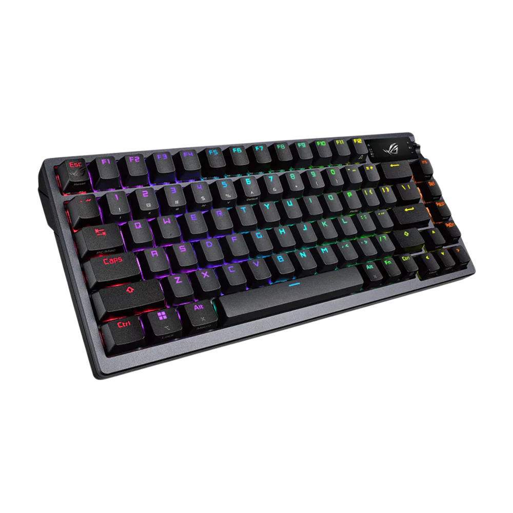 ASUS ROG AZOTH 75% RGB Wireless DIY Mechanical Gaming Keyboard EN/AR - Black