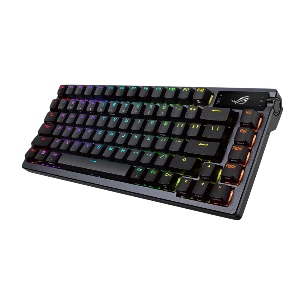ASUS ROG AZOTH 75% RGB Wireless DIY Mechanical Gaming Keyboard EN/AR - Black