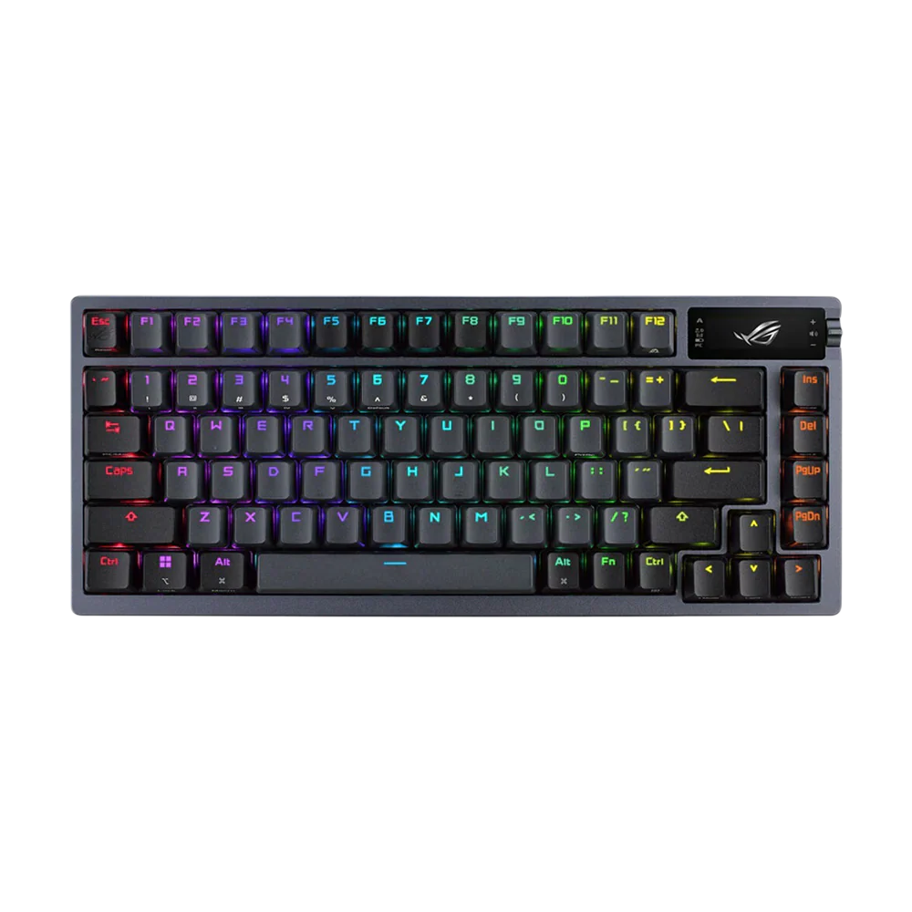 ASUS ROG AZOTH 75% RGB Wireless DIY Mechanical Gaming Keyboard EN/AR - Black