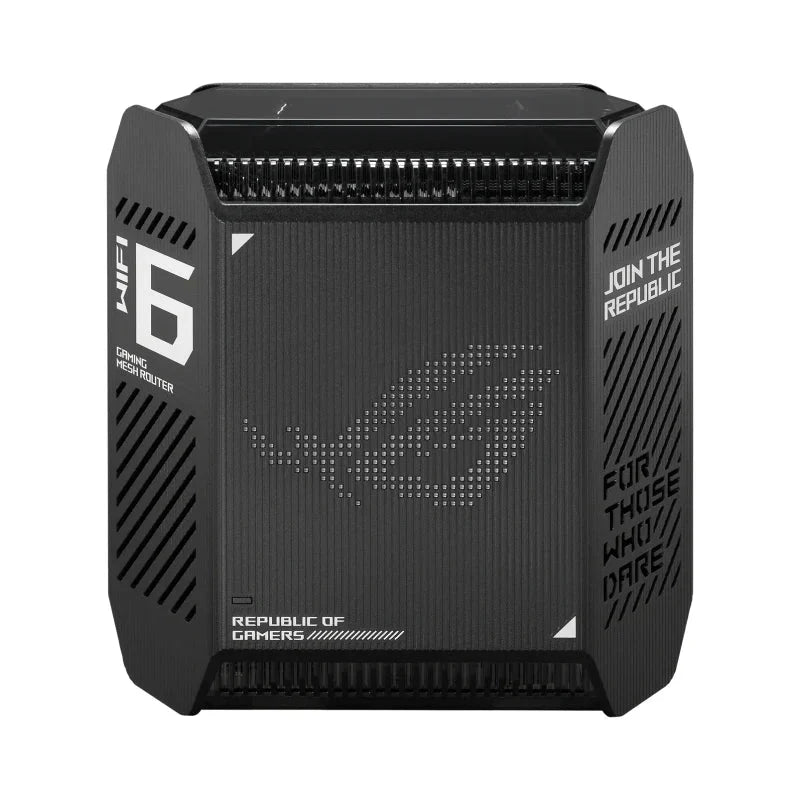 ASUS ROG Rapture (GT6 AX10000) Tri-Band WiFi 6 Gaming Mesh Router - 5GHz (4804Mbps) / USB 3.2 Gen 1 / Gigabit WAN / Gigabit LAN